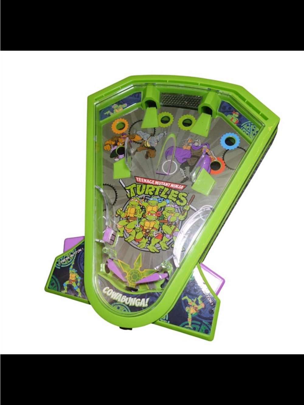 Nickelodeon Teenage Mutant Ninja Turtles Green and Purple Pinball Playset